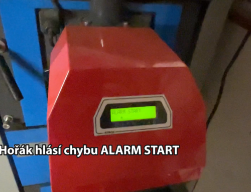 Řešení poruchy ALARM START